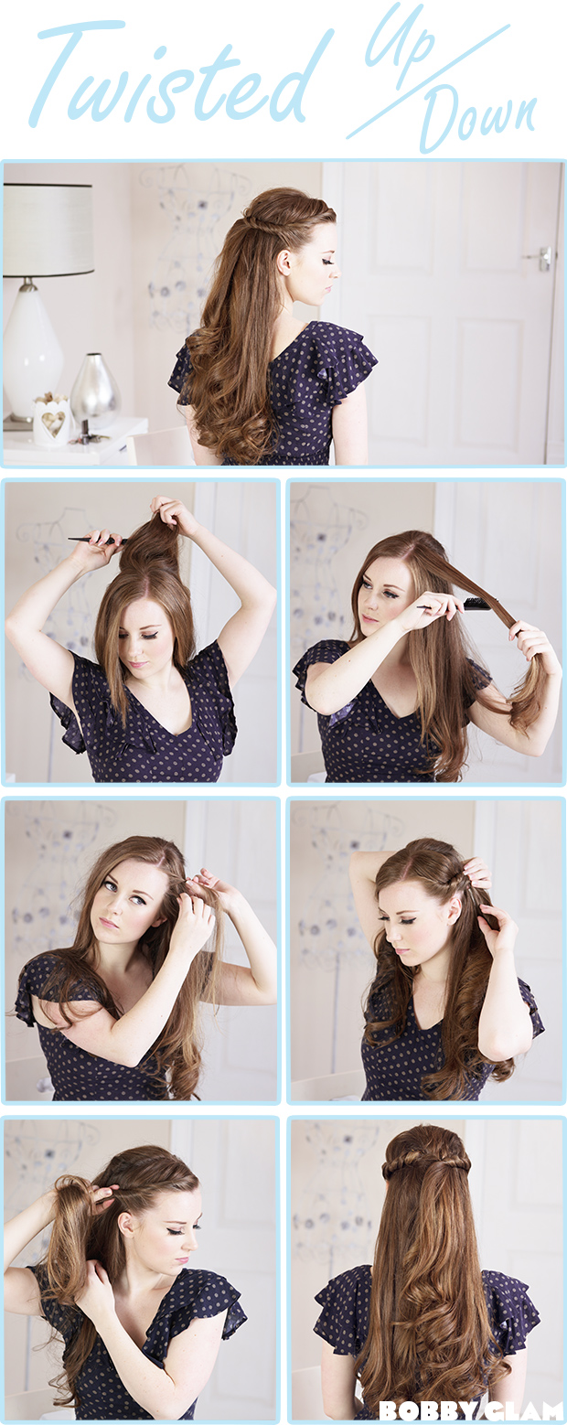 cabelo anos 60 passo a passo