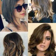 Cabelo curto com luzes