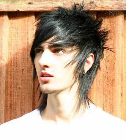 cabelo de emo masculino