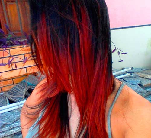 californiana vermelha cabelo curto