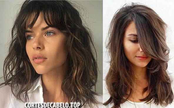 corte de cabelo com franja 2017