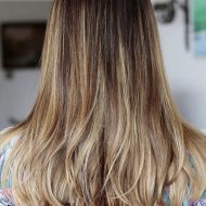 Corte de cabelo em u de costas