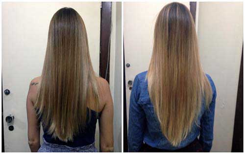 corte de cabelo em v