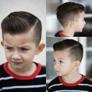 Corte de cabelo infantil masculino liso
