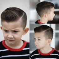 Corte de cabelo infantil masculino liso