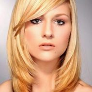 Corte de cabelo liso feminino