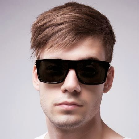 corte de cabelo liso masculino