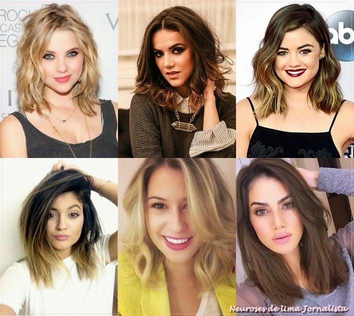 corte de cabelo long bob para rosto redondo