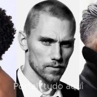 Corte de cabelo masculino com barba