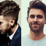 Corte de cabelo masculino com franja