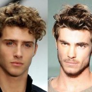 Corte de cabelo masculino ondulado