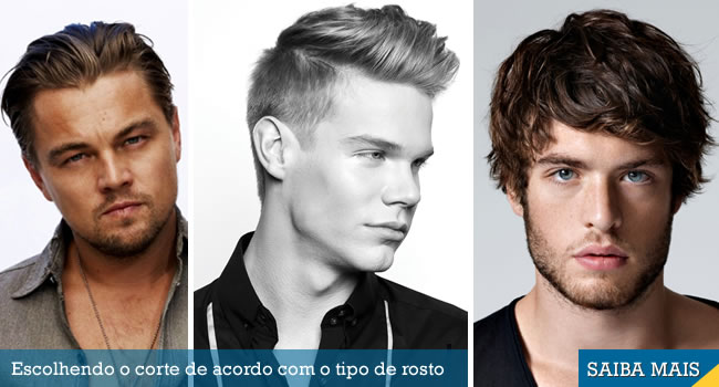 corte de cabelo masculino para cada tipo de rosto