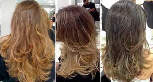 corte de cabelo repicado em camadas