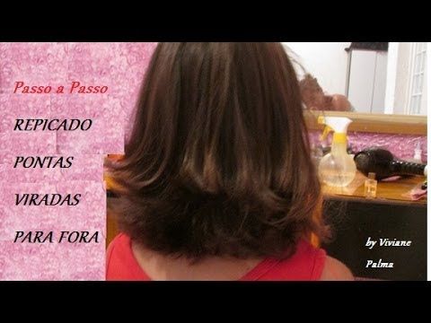 corte de cabelo repicado nas pontas