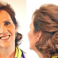 Penteado para senhora cabelo curto