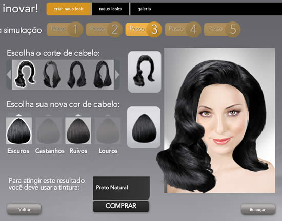 simulador de corte de cabelo